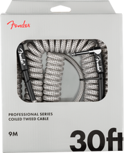 Load image into Gallery viewer, Fender Professional Coil Cable 30' - White Tweed
