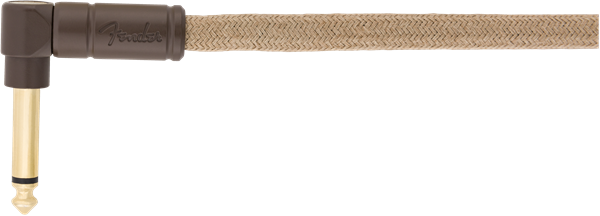 Fender 10' Angled Festival Instrument Cable Pure Hemp Natural