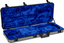 Load image into Gallery viewer, Fender Deluxe Molded Strat/Tele Case - Silver/Blue