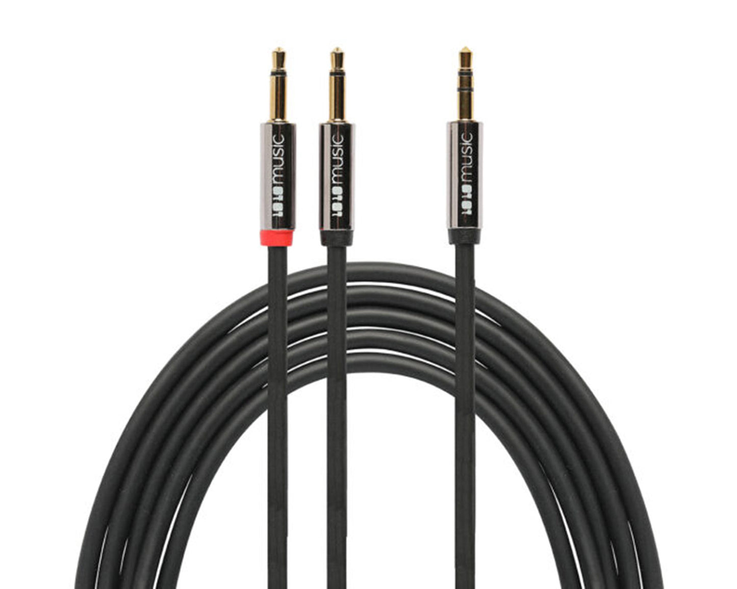 1010 Music 3.5m To 2 X 3.5m Stereo Breakout Cable 1.4 Metre
