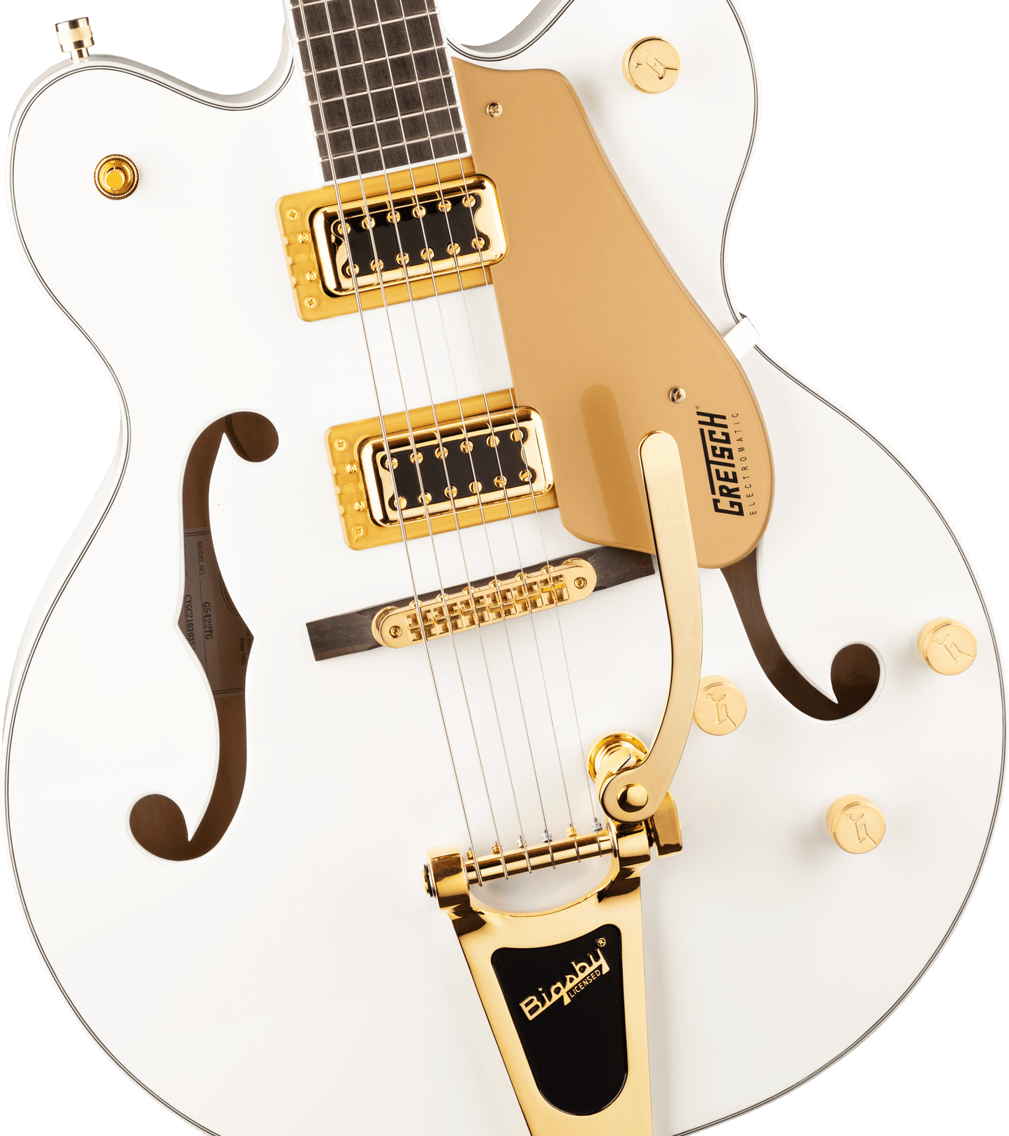 Gretsch G5422TG Electromatic Classic Hollow Body Double Cut Electric Guitar w/ Bigsby - Snowcrest White