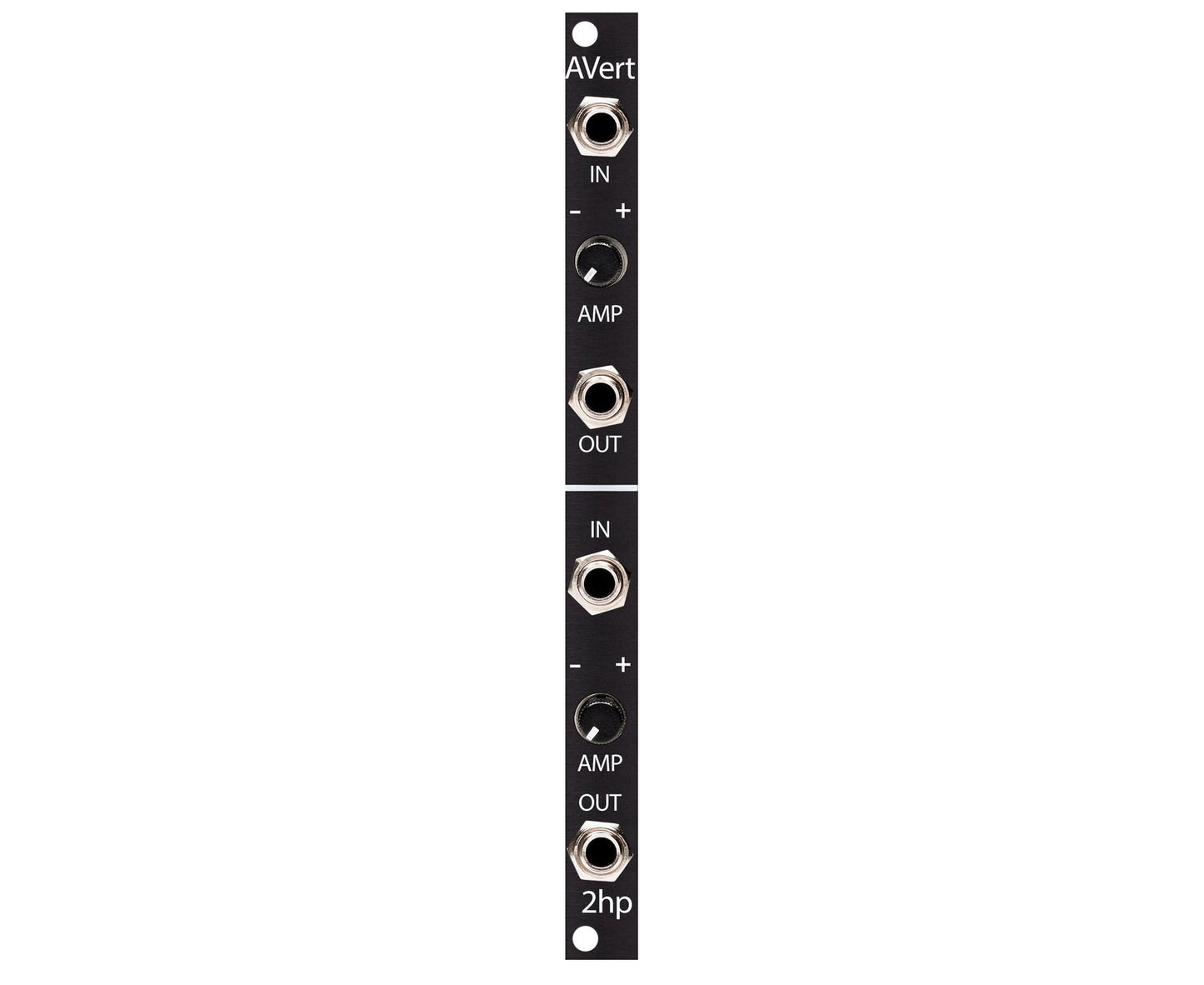 2hp Dual Attenuverter - Black