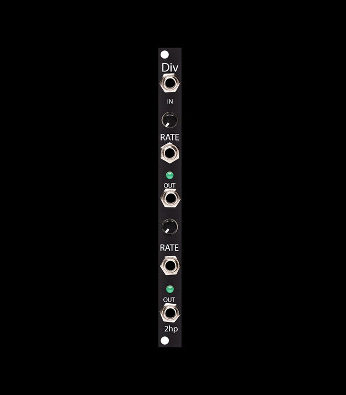 2hp Div Clock Divider/Multiplier - Black