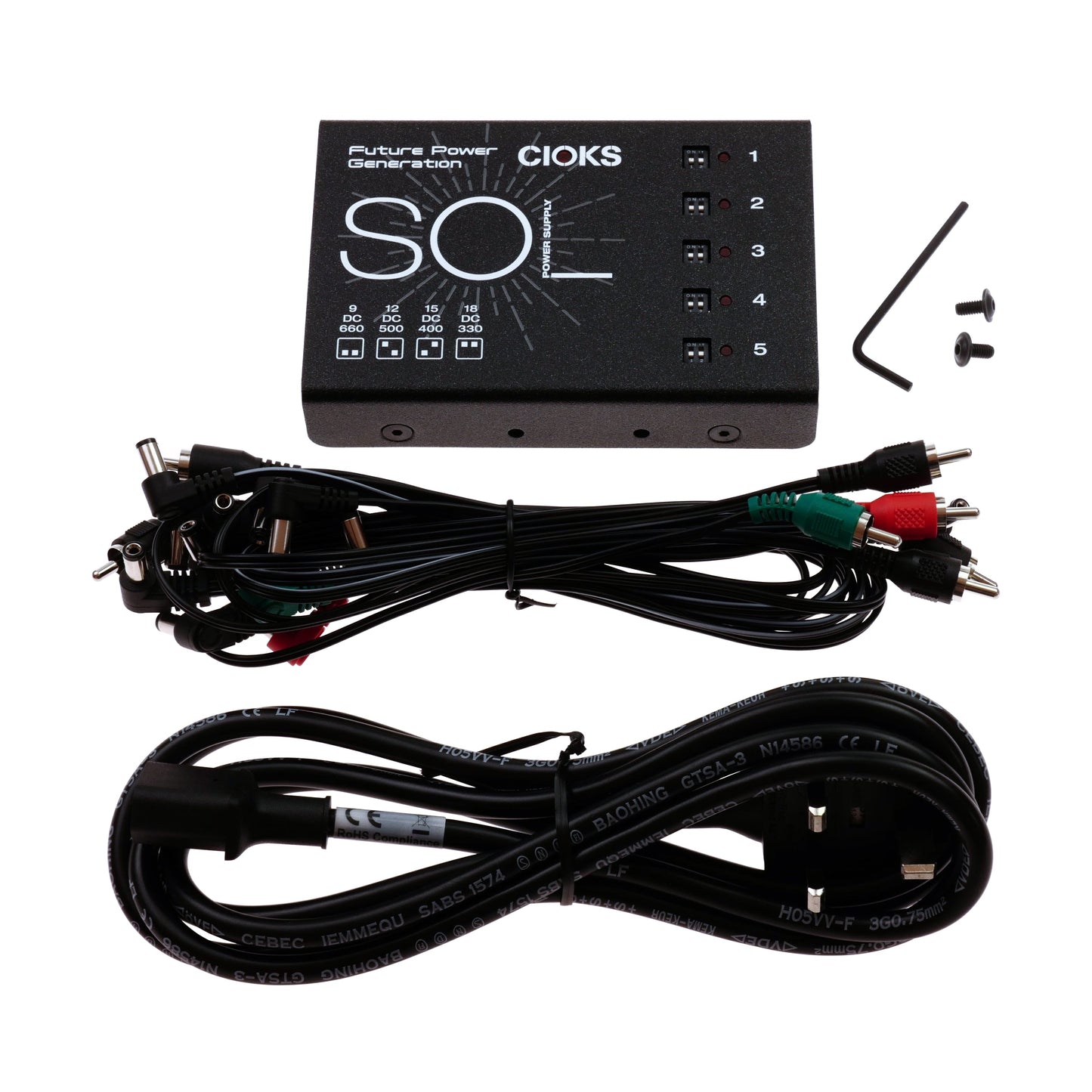 Cioks SOL Switch-Mode Pedal Power Supply