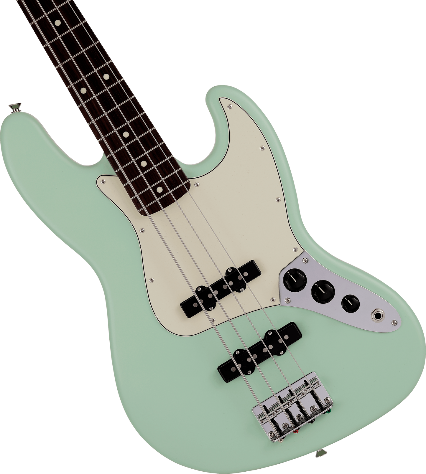 Fender Made in Japan Junior Collection Jazz Bass - Satin Surf Green