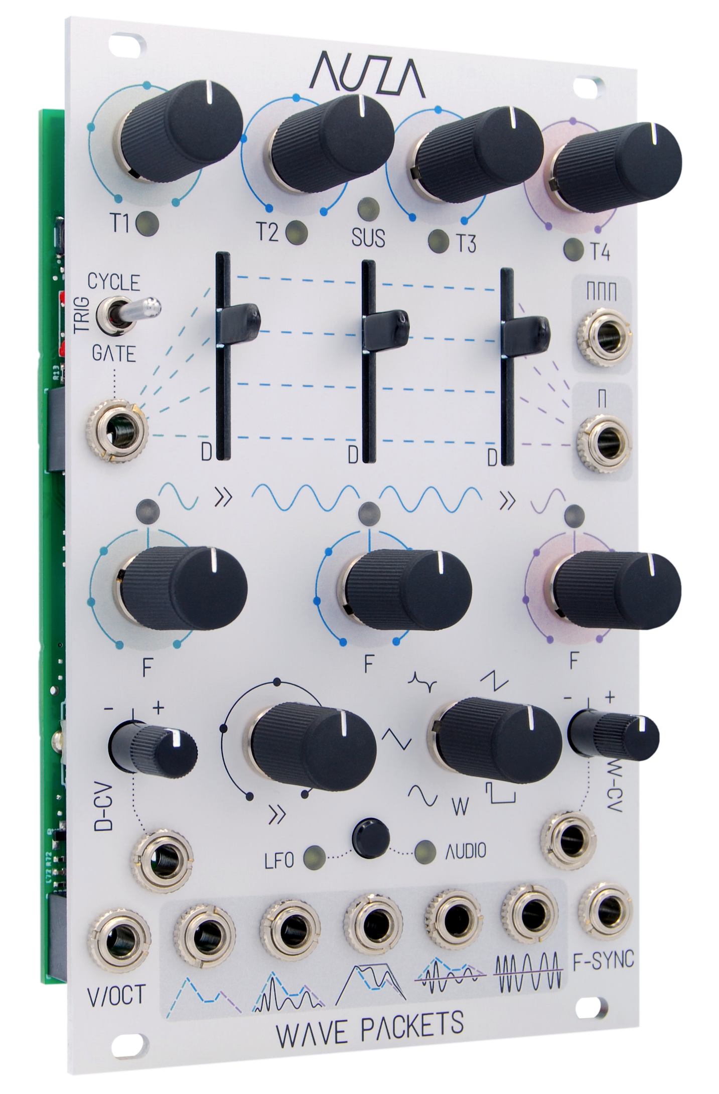 Auza Wave Packets Wave Source Eurorack Module