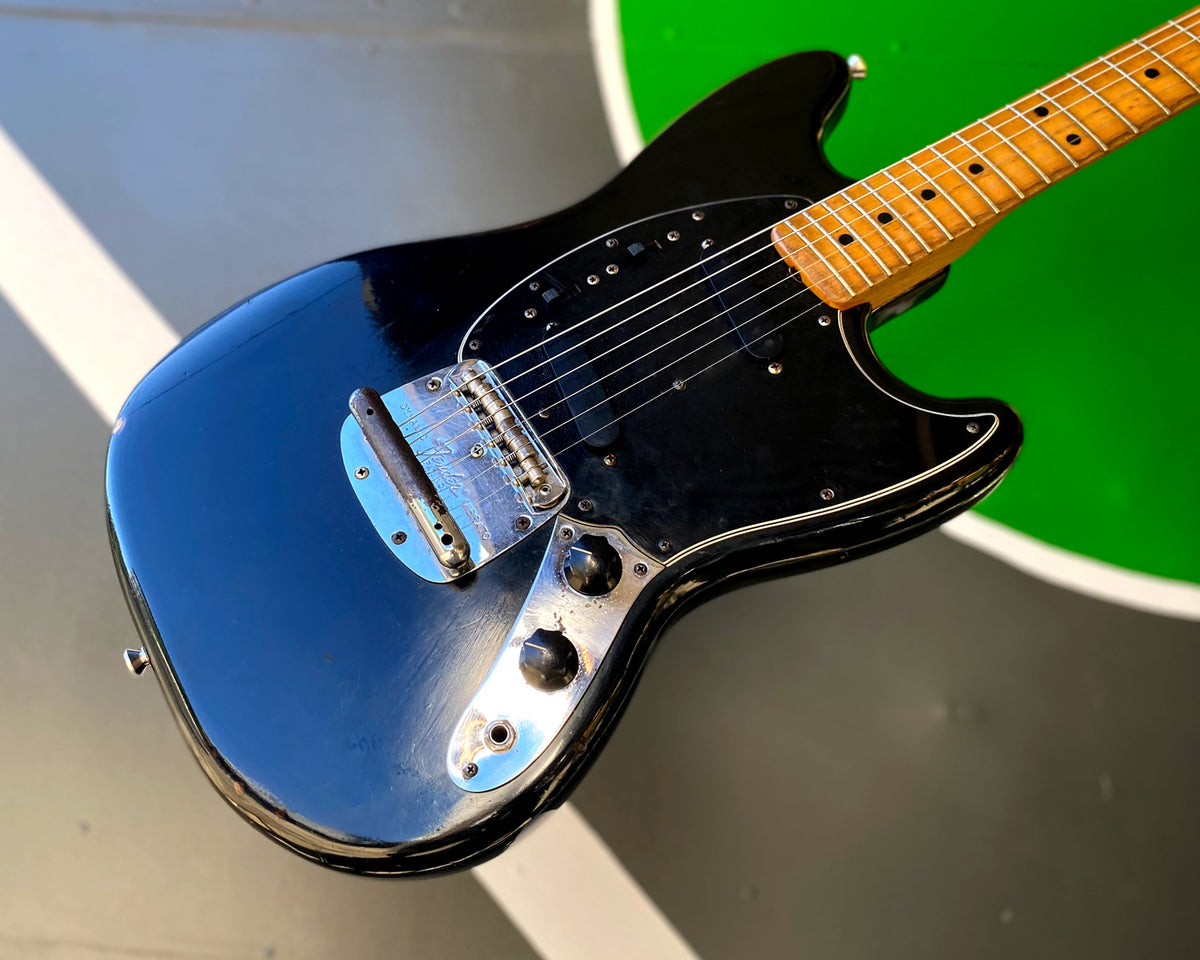 76 Fender Mustang w/ Rare Maple Neck – Found Sound