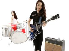 Load image into Gallery viewer, Limited Edition VOX Bobcat S66 Bigsby - Sapphire Blue With Hard Case