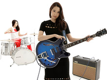 Load image into Gallery viewer, Limited Edition VOX Bobcat S66 Bigsby - Sapphire Blue With Hard Case