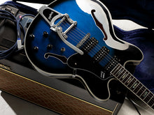 Load image into Gallery viewer, Limited Edition VOX Bobcat S66 Bigsby - Sapphire Blue With Hard Case