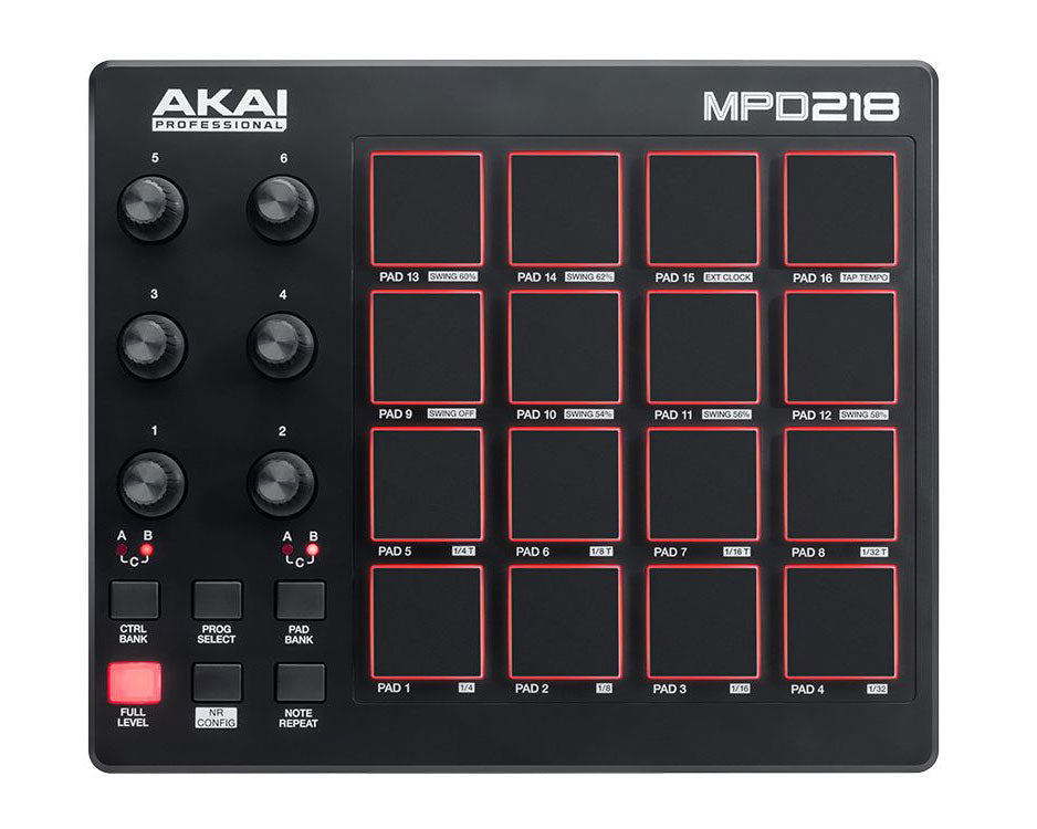 AKAI MPD218 16 Pad Controller