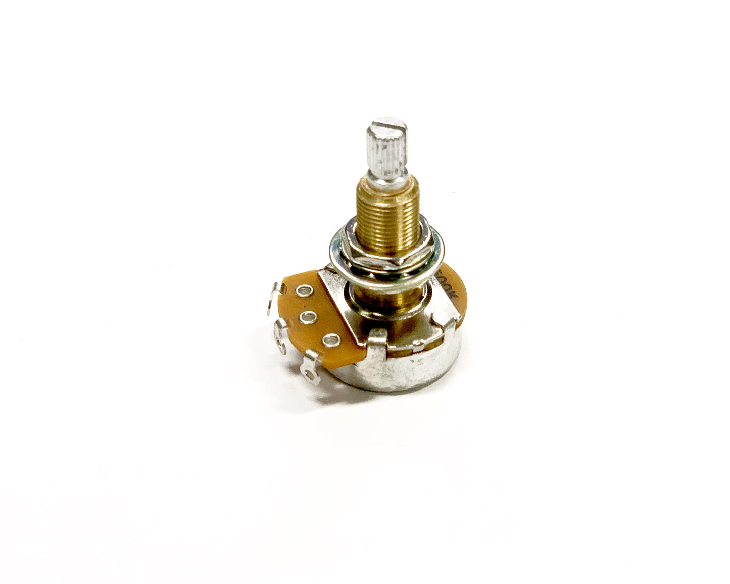 Alpha 500K Audio Taper - Split Shaft Long Bushing Potentiometer