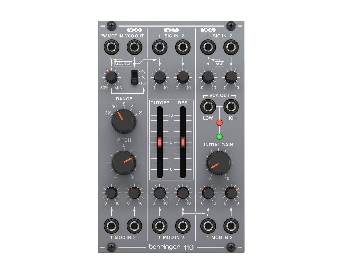 Behringer 110 VCO/VCF/VCA Eurorack Module – Found Sound