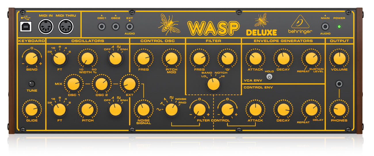 Behringer Wasp Deluxe Analogue Synthesizer – Found Sound