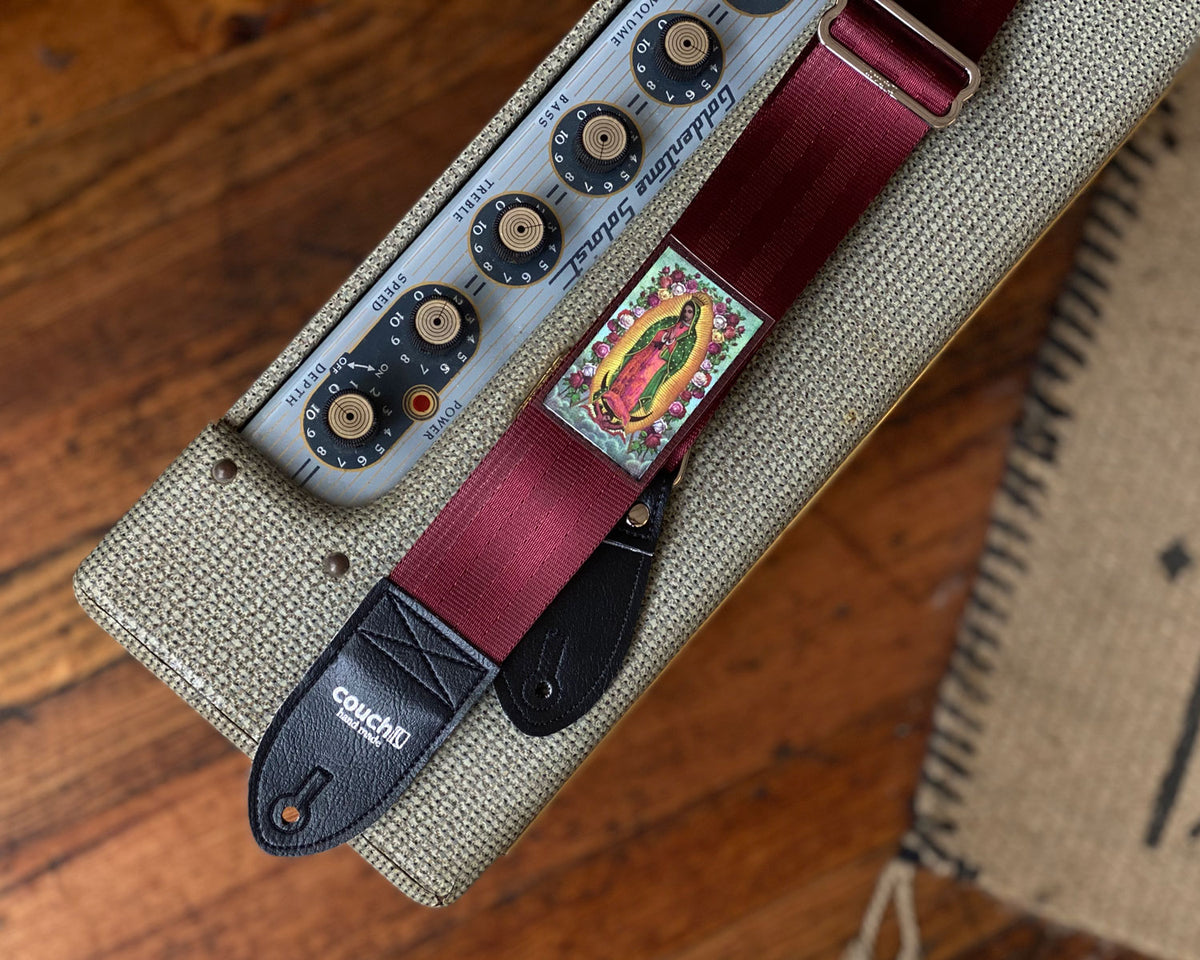 Couch Straps Mary Guadalupe Seatbelt Strap Maroon Found Sound
