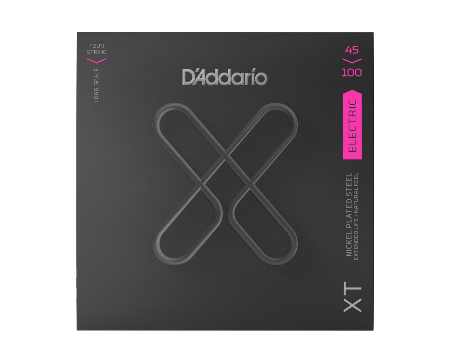 D'Addario XT Bass Nickel Plated Steel, Regular Light, Long Scale, 45-100