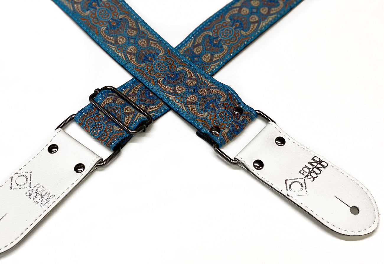 DSL Jacquard Weave TAD-Blue Guitar Strap