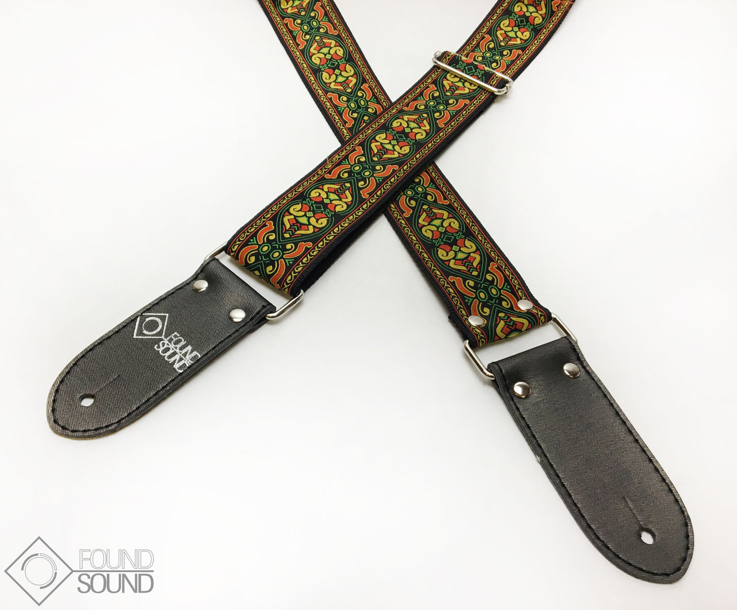 DSL Jacquard Weave DC-Yellow Guitar Strap