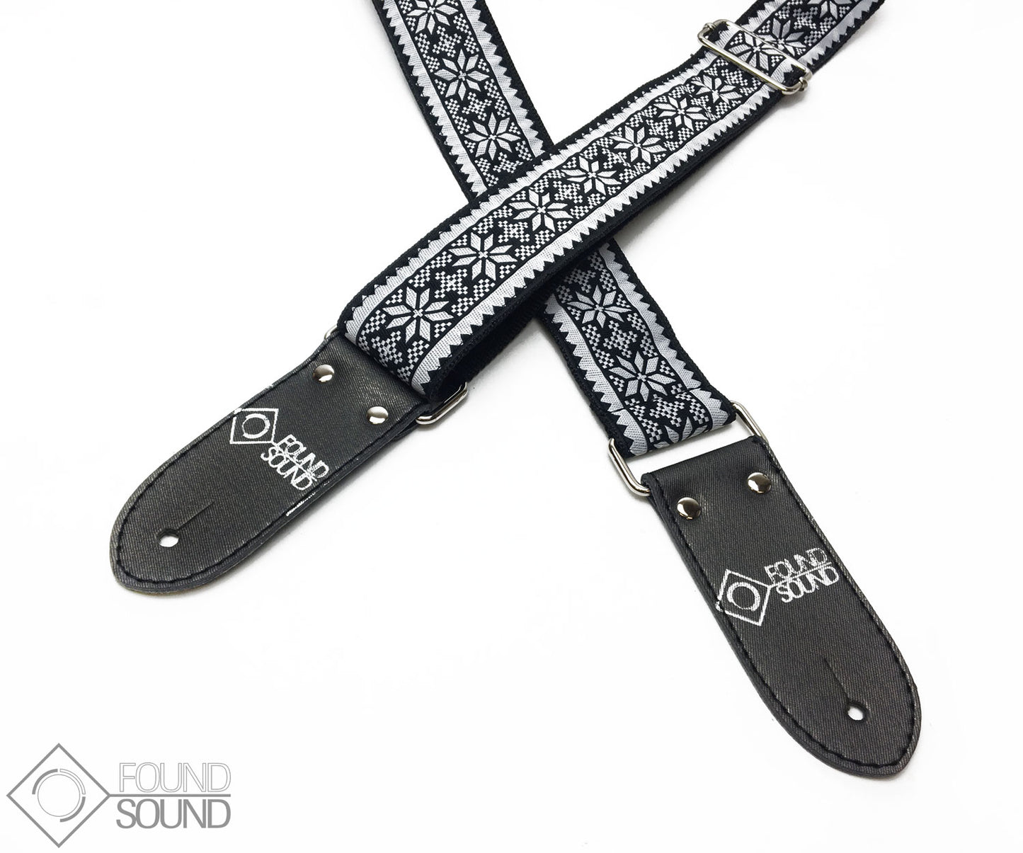 DSL Jacquard Weave Snow Guitar Strap