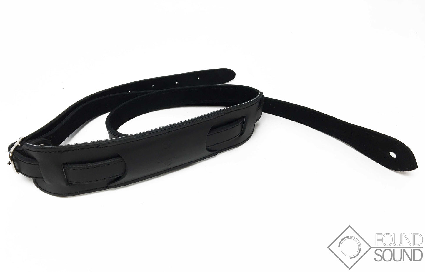 DSL VS20 Vintage Style Black Guitar Strap