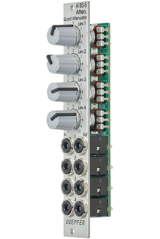 Doepfer A-183-5 Quad Attenuator (Slim Line Series)