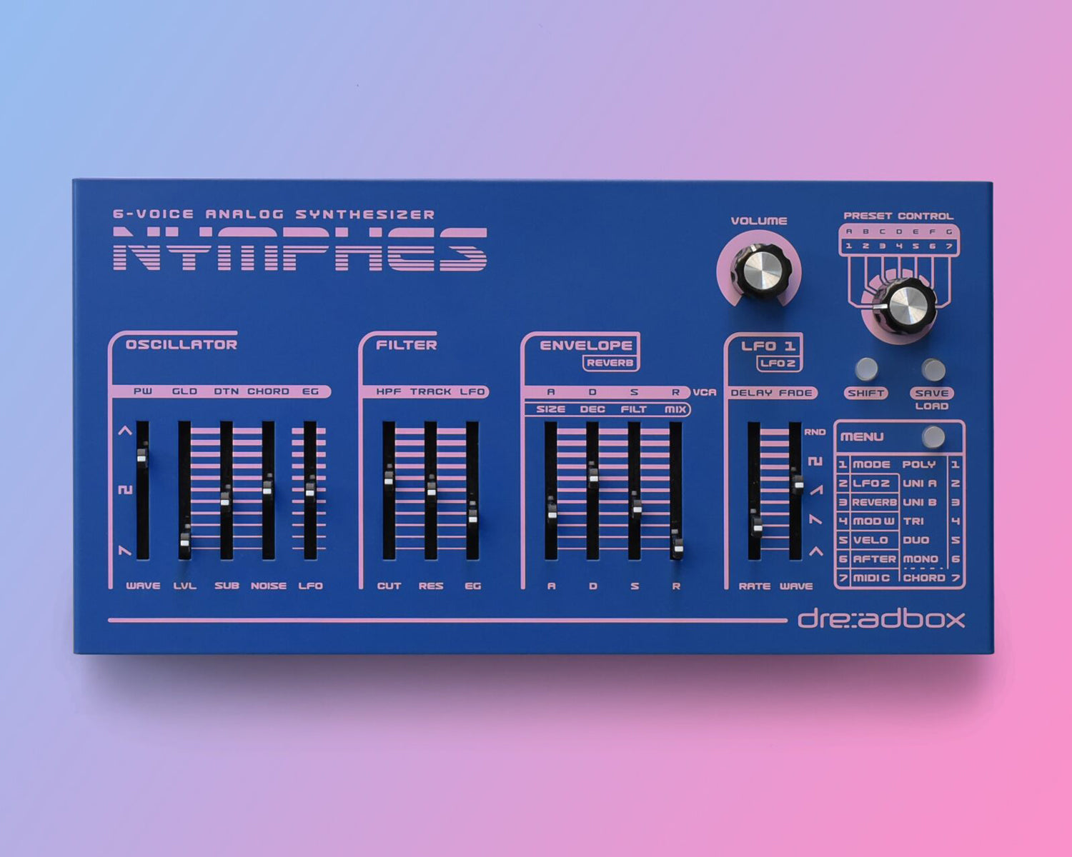 Dreadbox Nymphes Six Voice Analogue Synthesizer – Found Sound