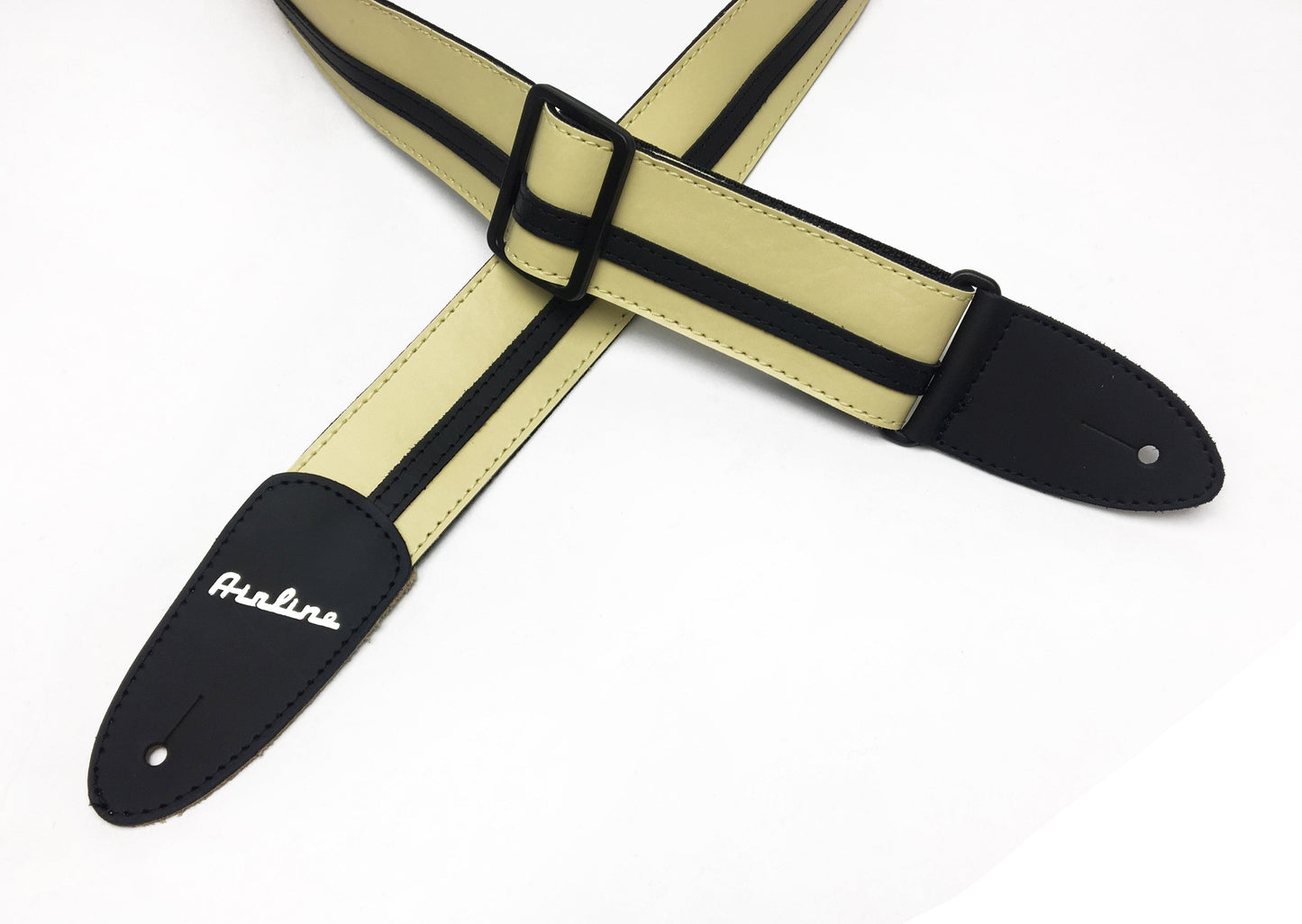 Airline Custom Leather Strap - Vintage Cream