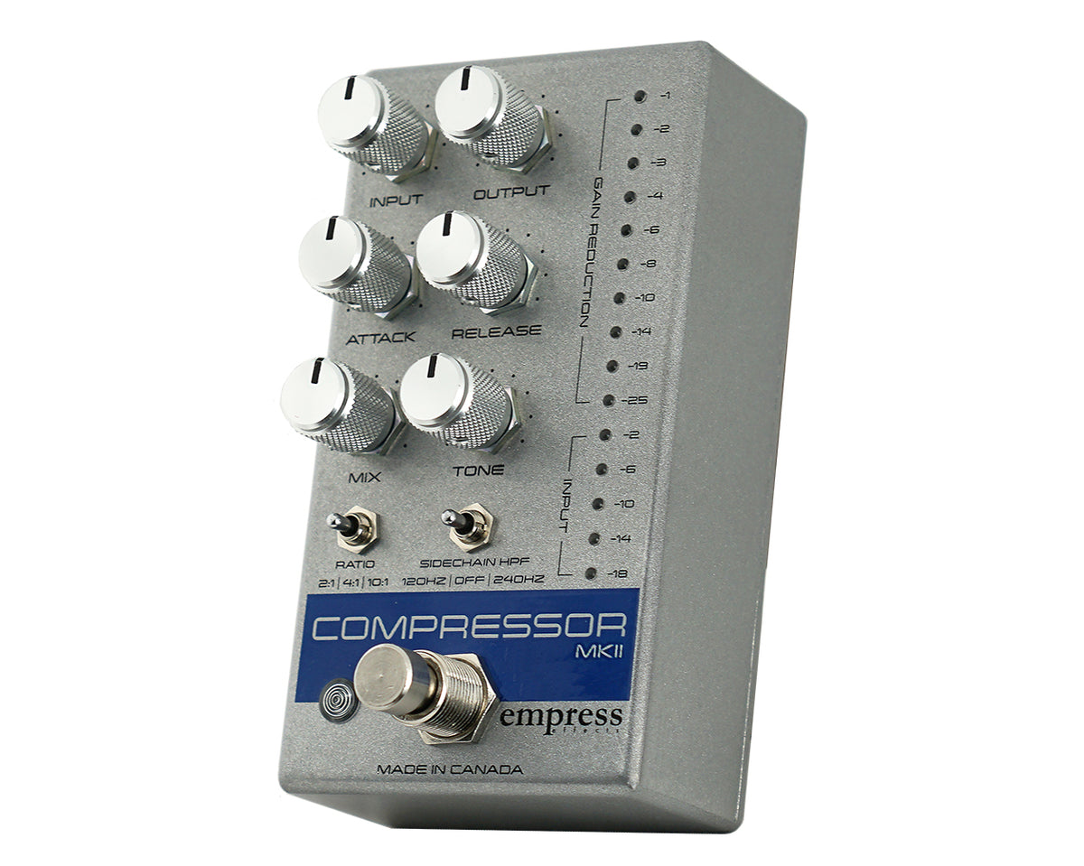Empress Effects Compressor MKII シルバー Empress Effects Compressor MKII Silver – United States