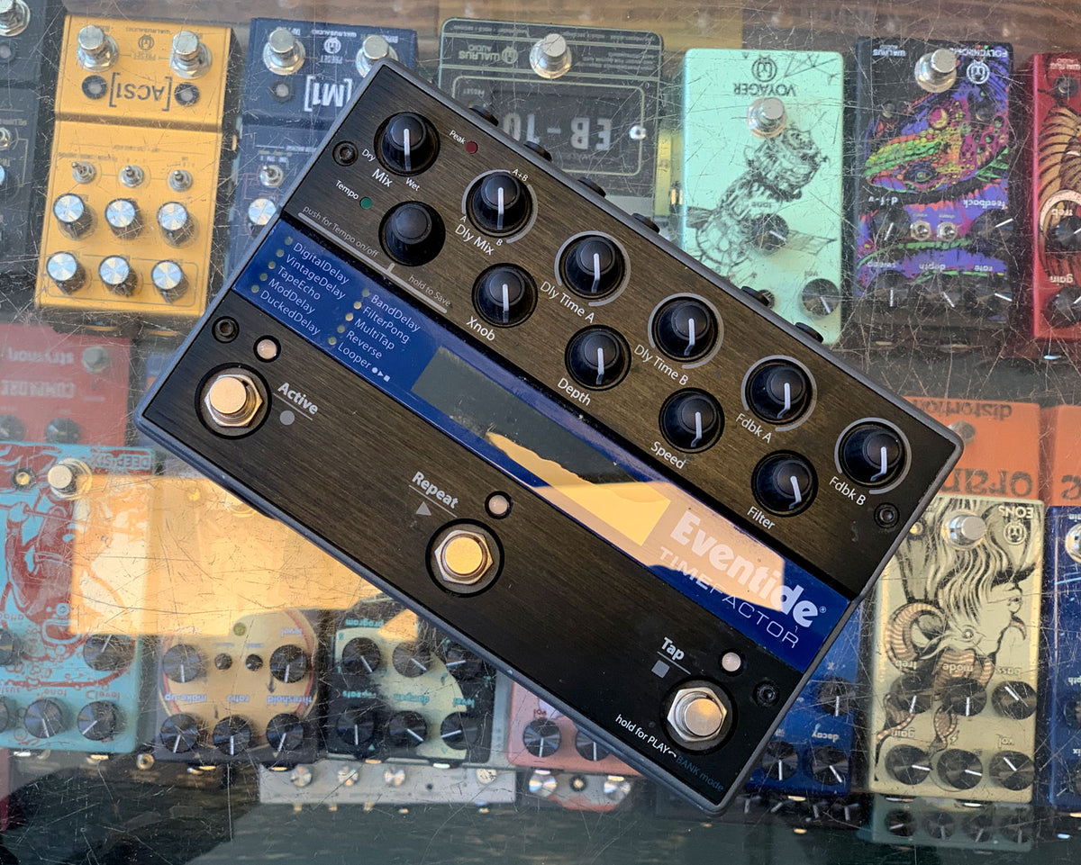 Eventide Timefactor Dual Delay Pedal Looper Found Sound eventide-timefactor-dual-delay-pedal-looper-found-sound