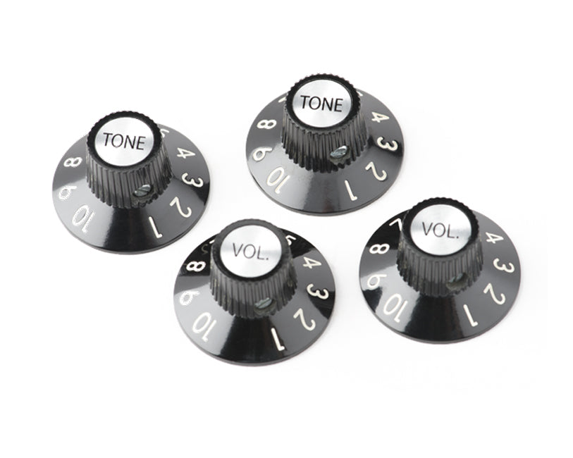 Four Fender '72 Telecaster Custom Knobs