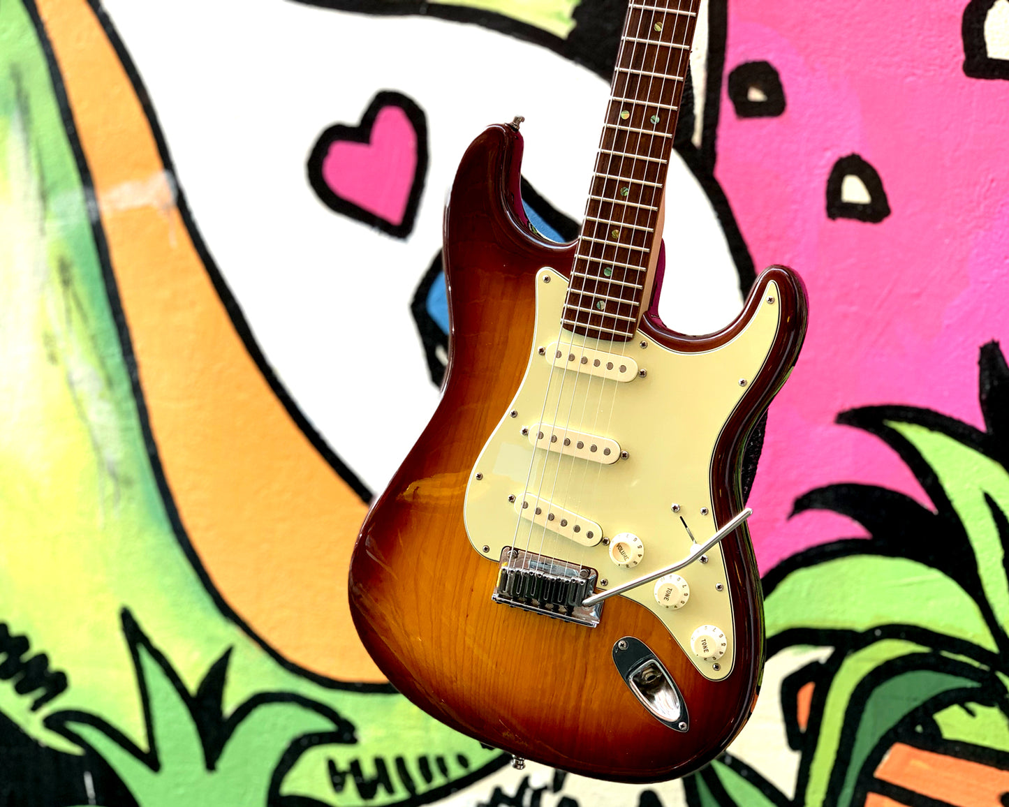 Fender American Deluxe Ash Stratocaster - Sienna Sunburst