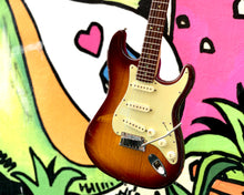 Load image into Gallery viewer, Fender American Deluxe Ash Stratocaster - Sienna Sunburst