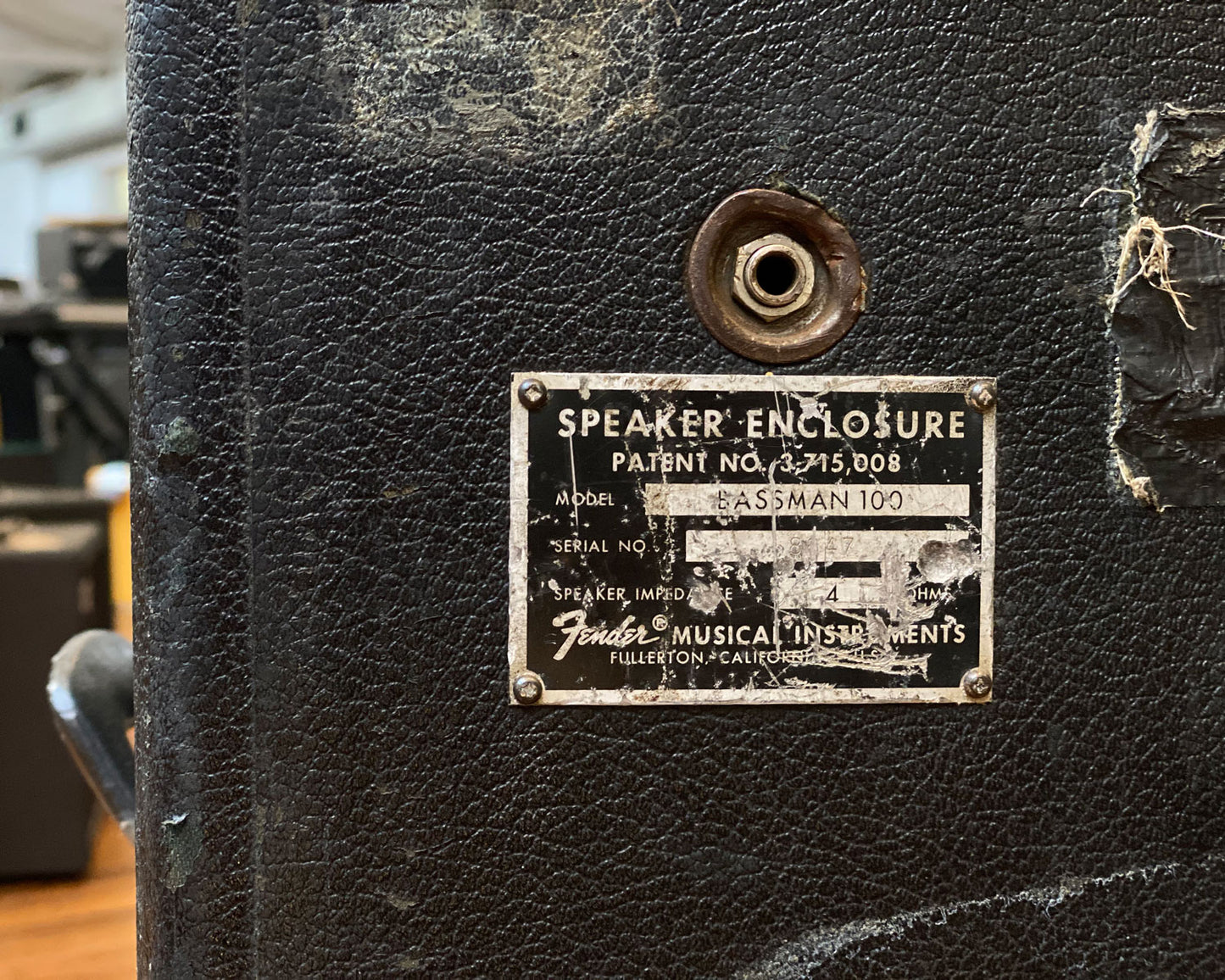 '70s Fender Bassman 4x12 Cabinet 4Ω