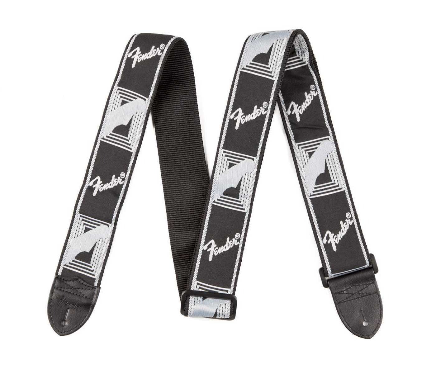 Fender Monogrammed Strap Black/Light Grey/Dark Grey