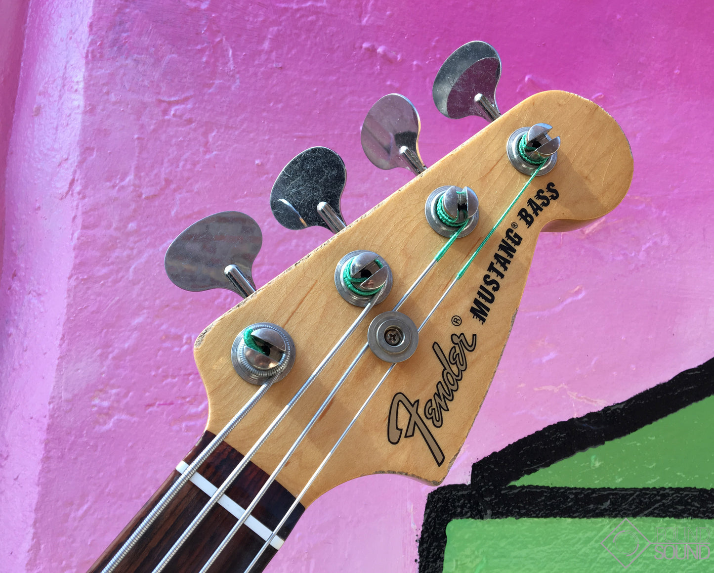 Fender JMJ Road Worn Mustang Bass - Daphne Blue