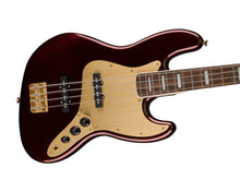 Load image into Gallery viewer, Fender Squier 40th Anniversary Jazz Bass Gold Edition - Ruby Red Metallic

