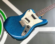 Load image into Gallery viewer, Fender Squier Paranormal Super-Sonic - Blue Sparkle