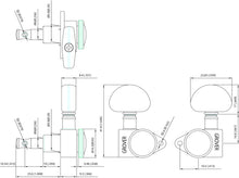 Load image into Gallery viewer, Grover GRO502 Roto Grip Standard Machine Heads