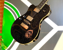 Load image into Gallery viewer, '07 Hagstrom D2H Left Handed - Black Sparkle