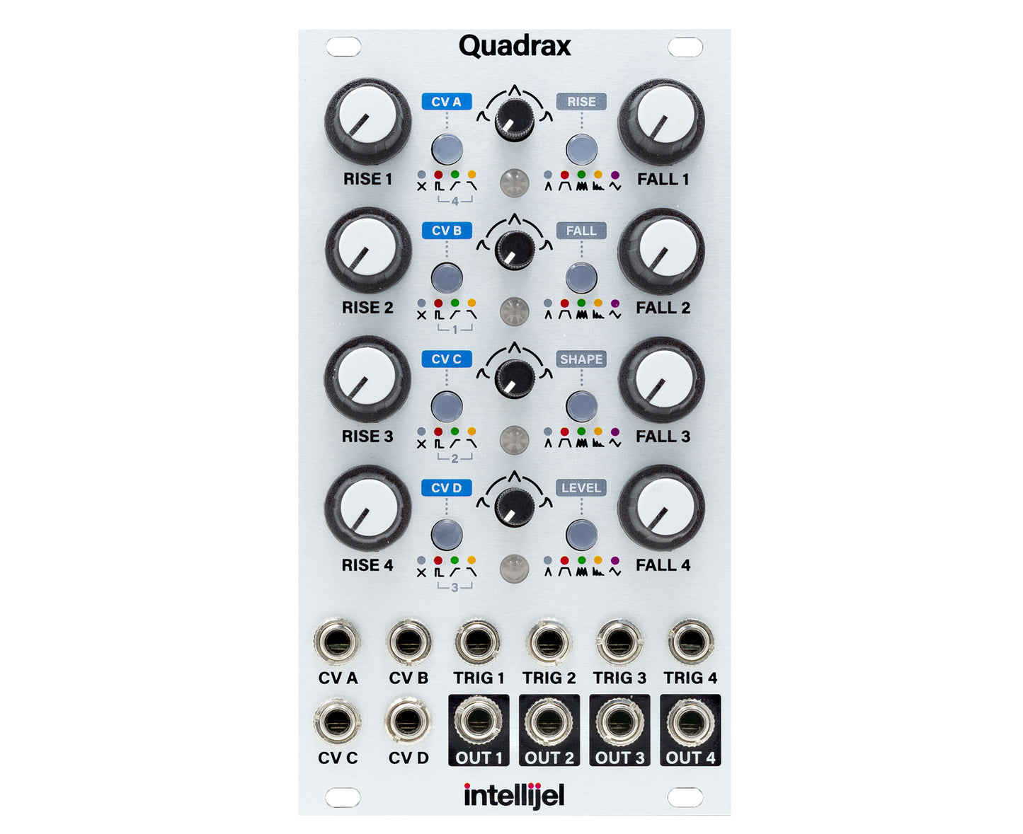 Intellijel Quadrax 4-Channel CV-Controllable Function Generator