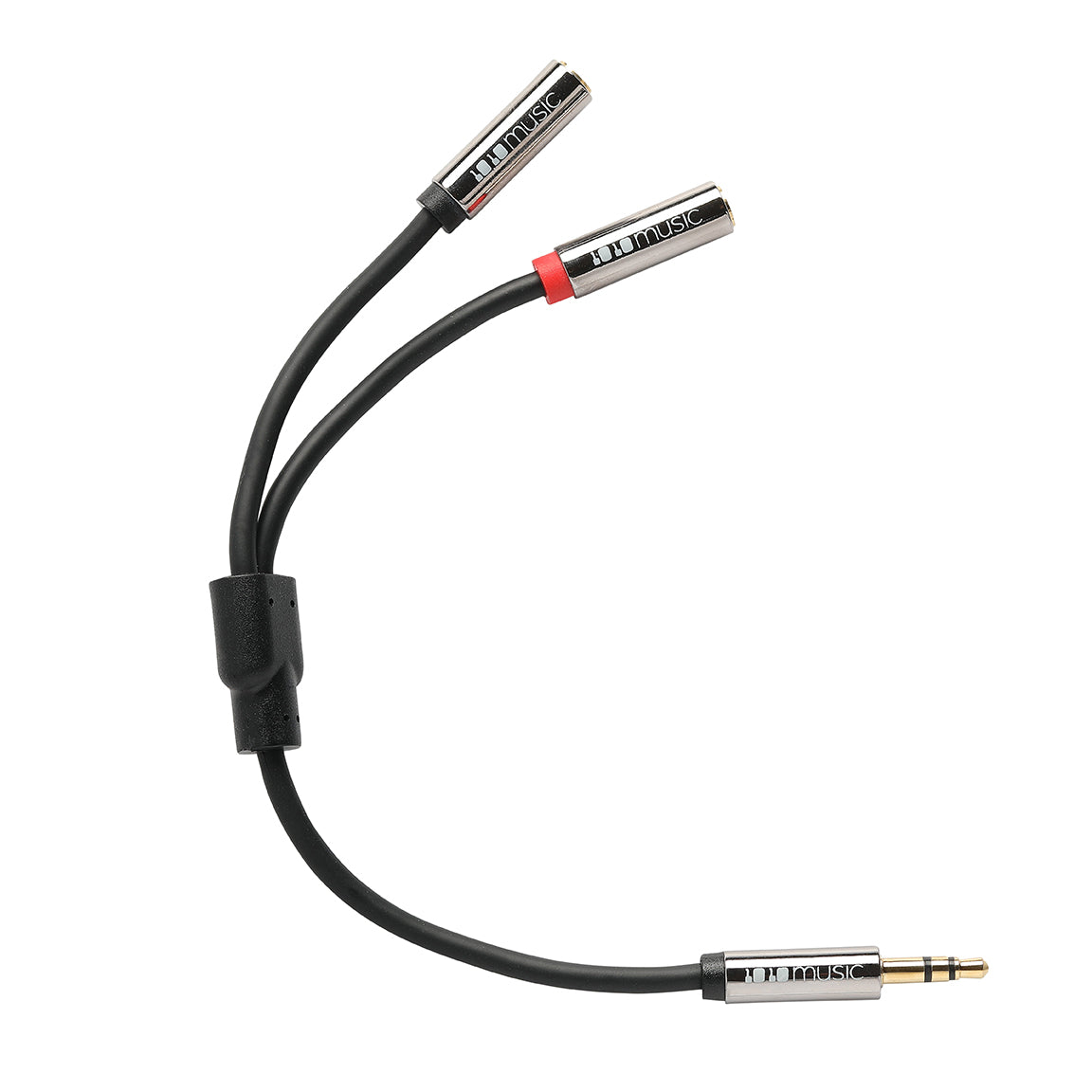 1010Music 15cm 3.5 mm Male to Female Stereo Breakout Cable - 3 Pack