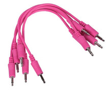 Load image into Gallery viewer, Make Noise 5 Pack Hot Pink Patch Cables