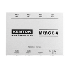 Load image into Gallery viewer, Kenton Merge 4 - 4 MIDI Inputs to 2 MIDI Outputs