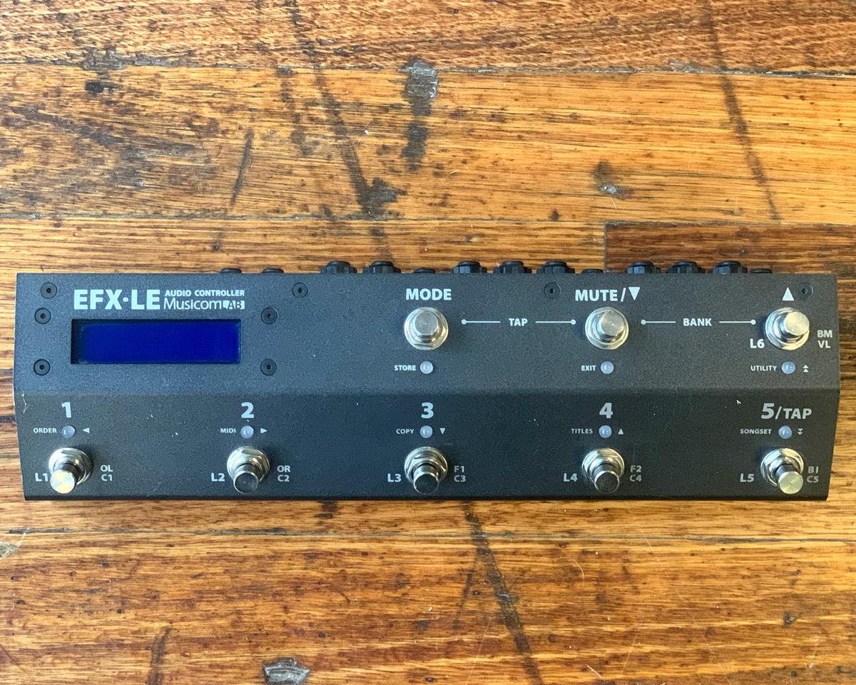 スイッチャー MusicomLab EFX-LEⅡ MusicomLAB EFX-LEII Audio Controller / Switcher – Santa Cruz Music