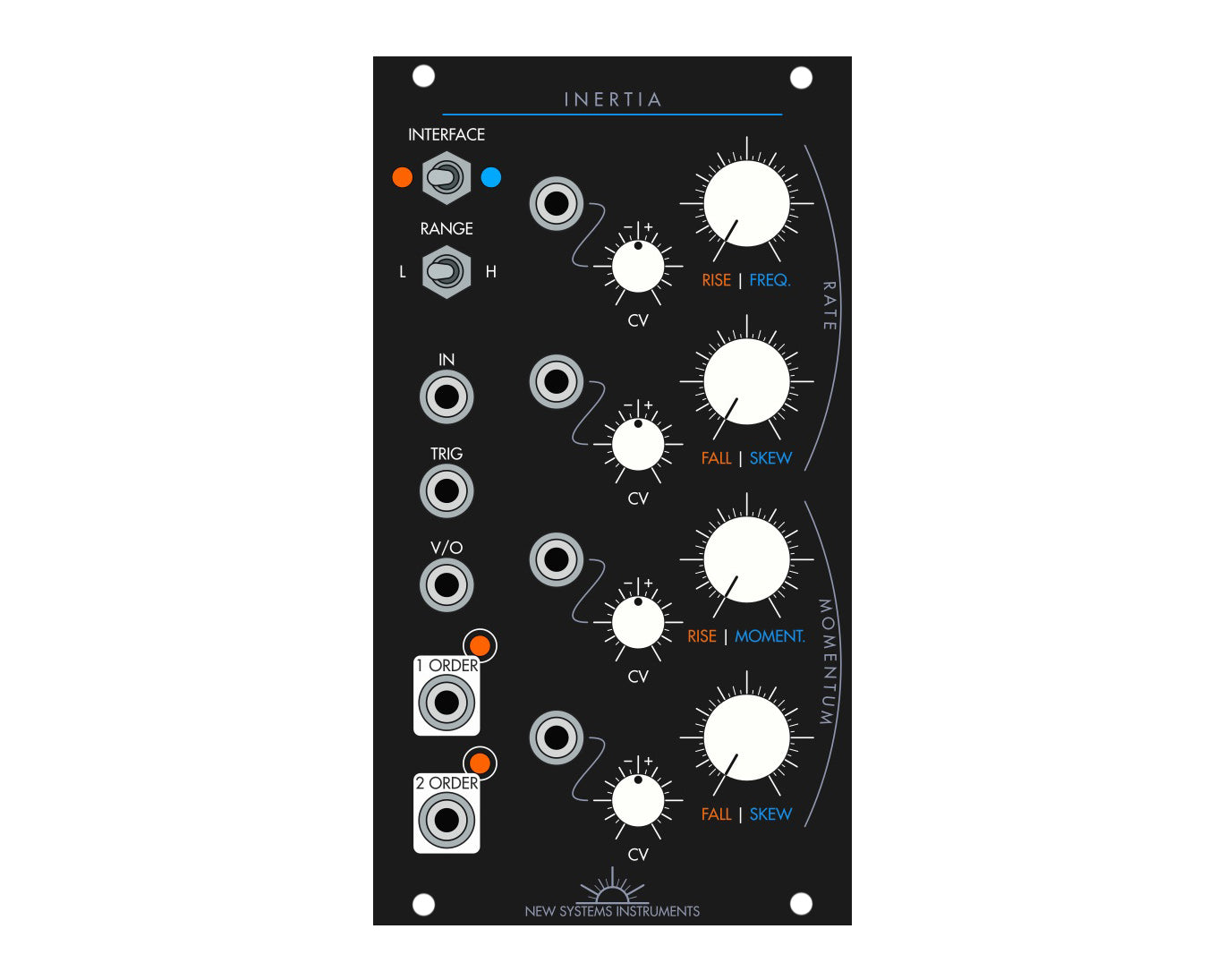 New Systems Instruments Inertia Universal Movement Simulator Eurorack Module