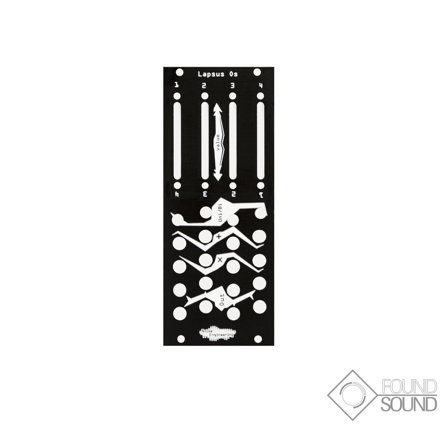 Noise Engineering Lapsus OS Black/ Blind Panel