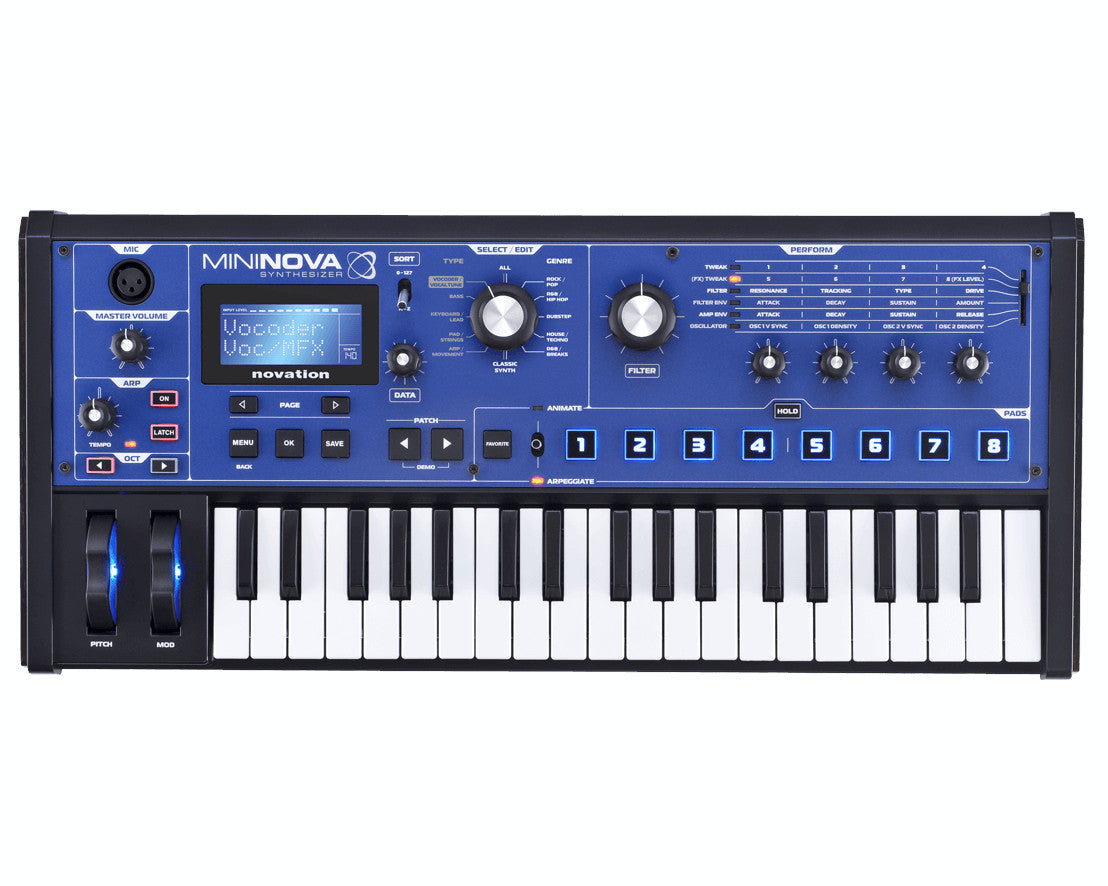 Novation MiniNova Micro Synthesizer/Vocoder