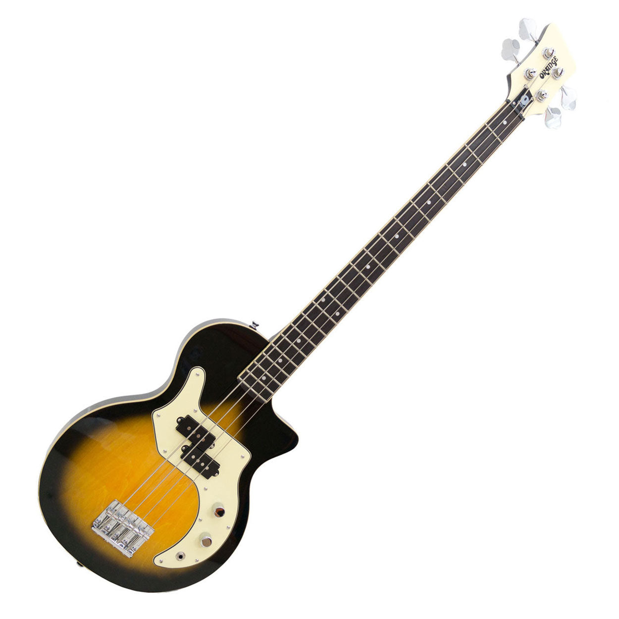 ORANGE O BASS oベース Tear Drop Sunburst Orange O Bass 4 String Guitar Sunburst – Found Sound