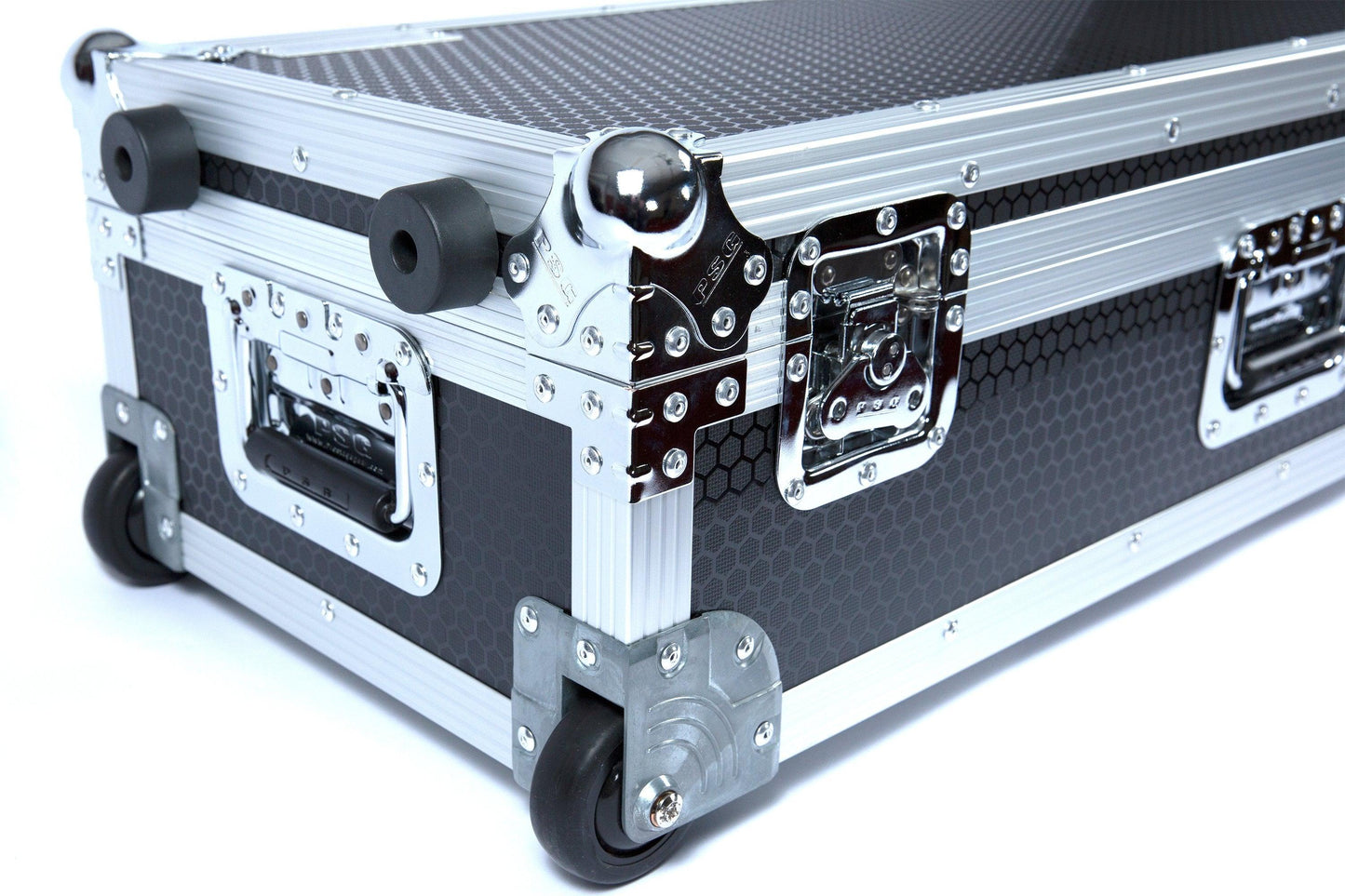 Pedaltrain JR MAX with Wheeled Tour Case - Black Honeycomb