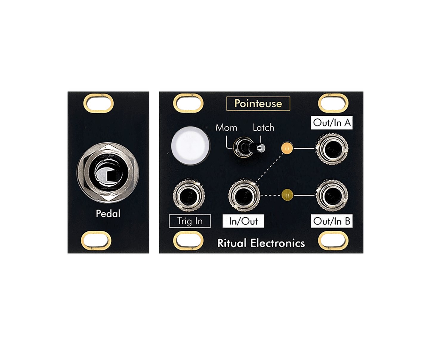 Ritual Electronics Pointeuse 1U CV Controlled Bidirectional Analogue Switch